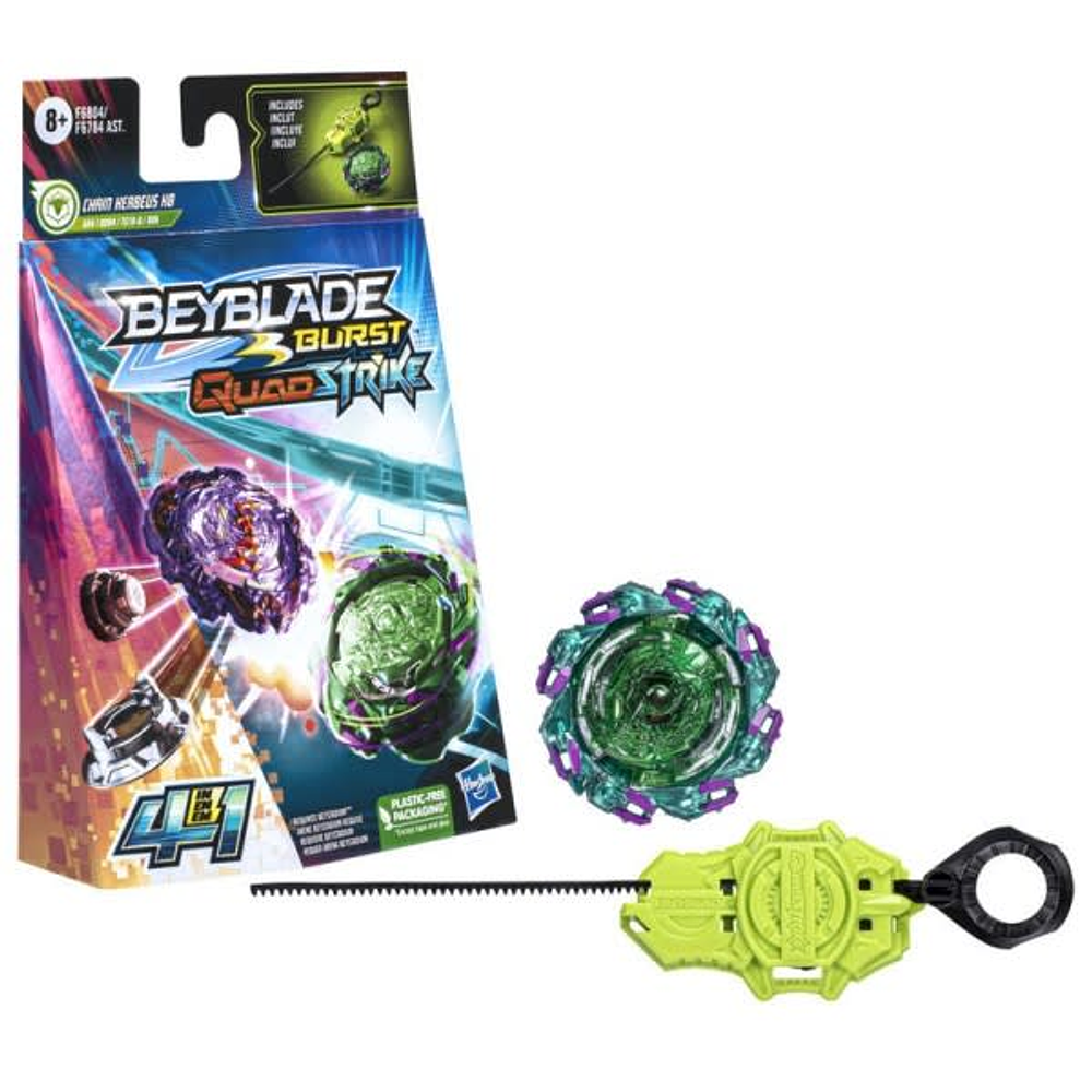 BEYBLADE BURST QUAD STRIKE 4 EN 1 STARTER PACK SURTIDO