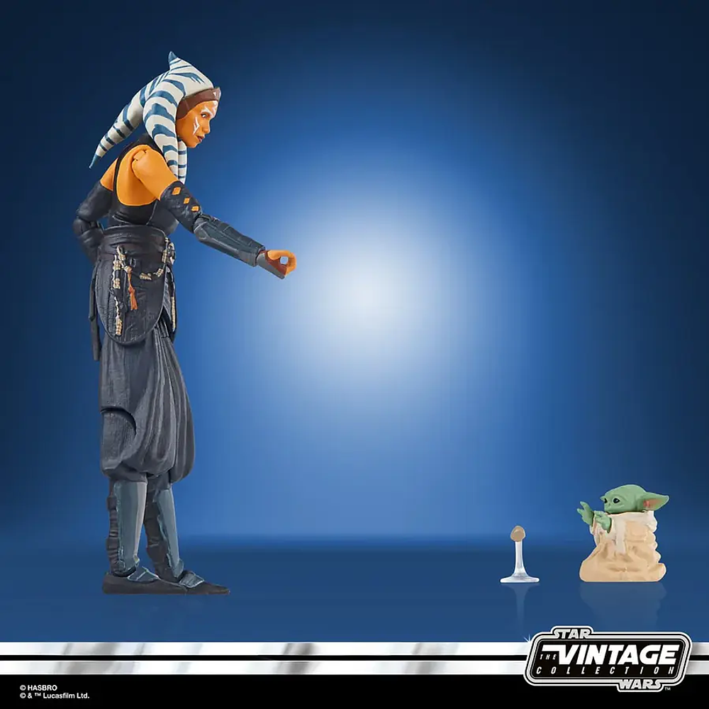 Figura Fan Starwars Ahsoka Tano & Grogu - The Vintage Collection Deluxe