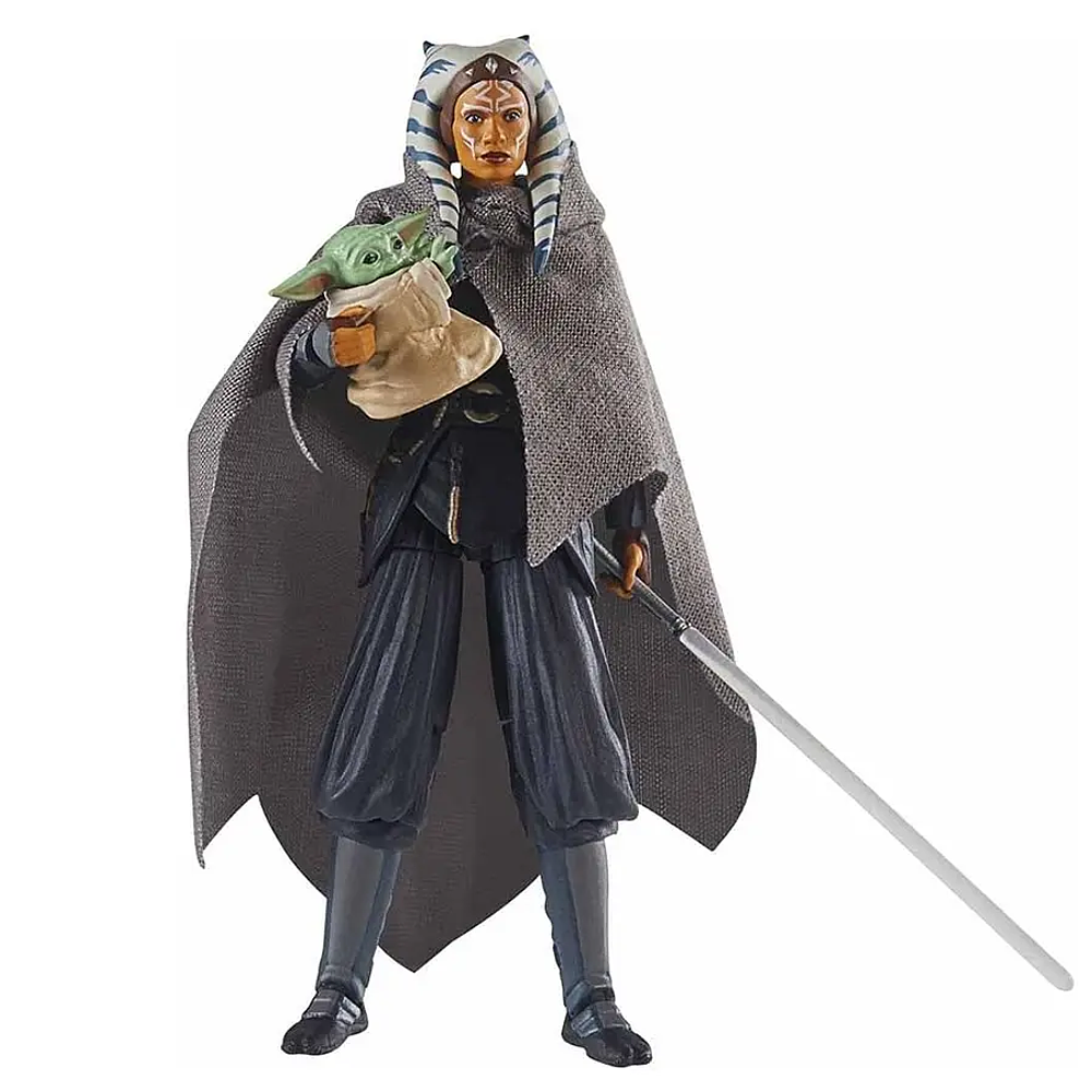 Figura Fan Starwars Ahsoka Tano & Grogu - The Vintage Collection Deluxe