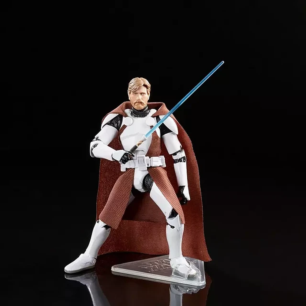 (Preventa ) Clone Commander Obi-Wan Kenobi (Reissues) - The Black Series Exclusivo