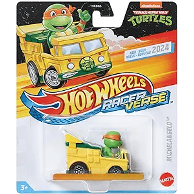 Hot Wheels RacerVerse Michelangelo in Party Wagon