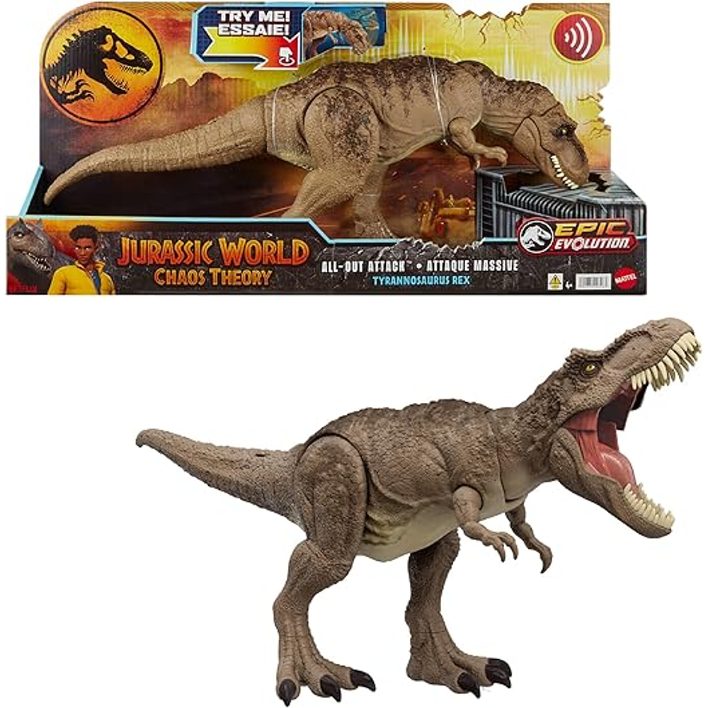 Tyrannosaurus Rex de Jurassic World Chaos Theory All-Out Attack