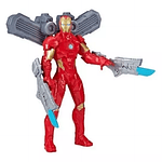 FIGURA IRON MAN MARVEL 24CM + 3 ACCESORIOS ORIGINAL HASBRO