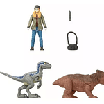 Jurassic World Dominion Maisie & Velociraptor Beta Blue