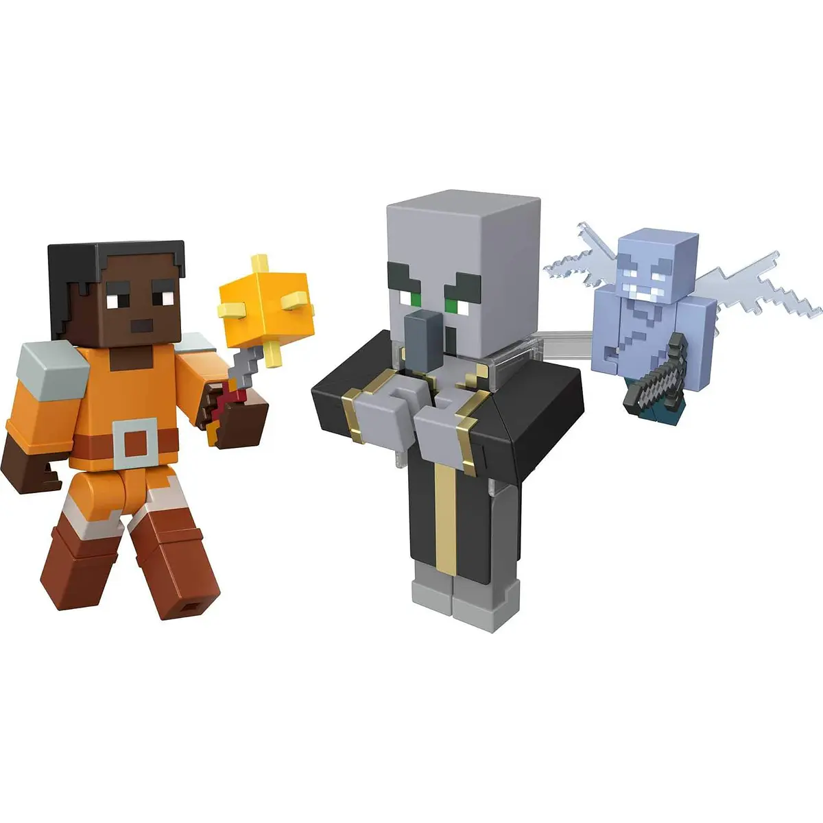 Minecraft Dungeons pack de Figuras de batalla Ebo vs evoner