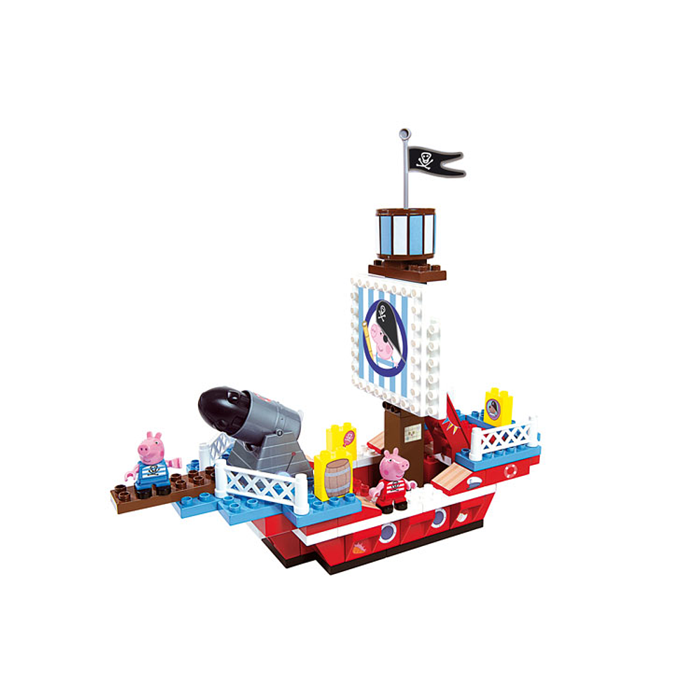 PEPPA PIG SET BLOQUES PEPPA PIG BARCO PIRATA