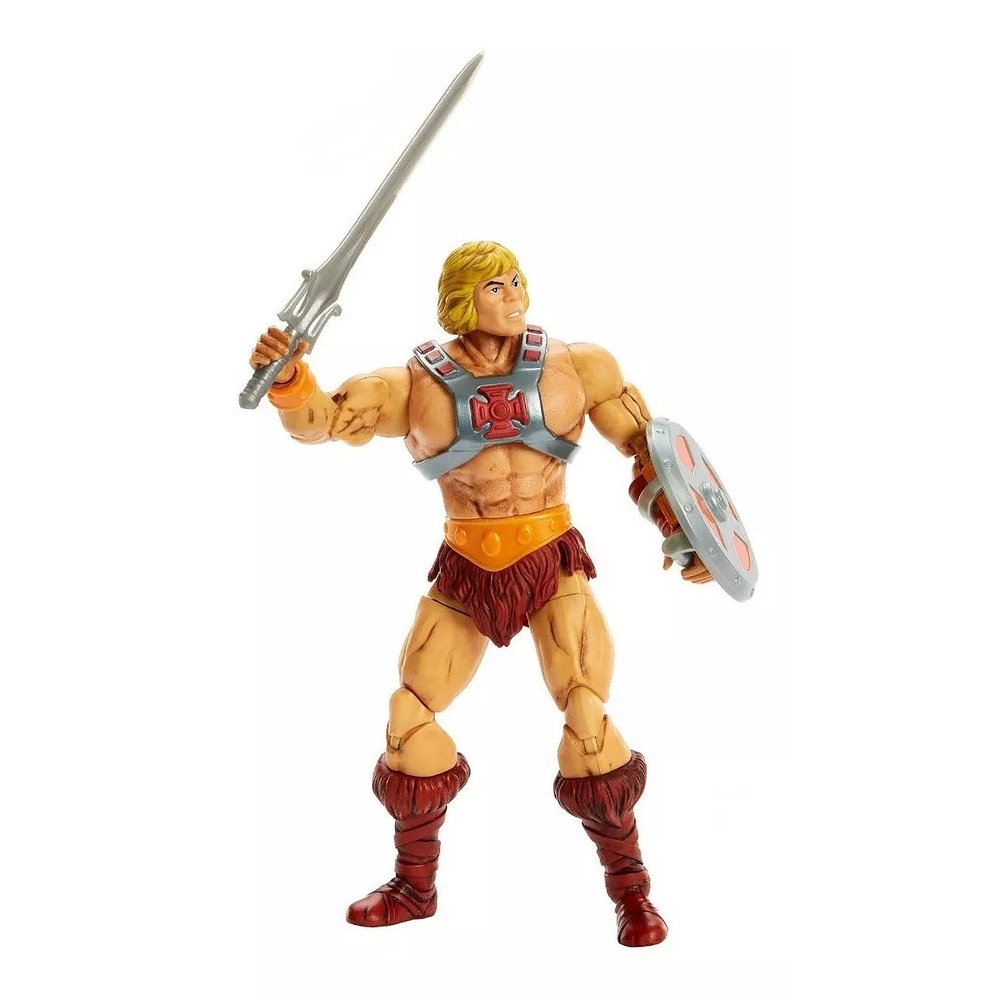 Masters of the Universe Masterverse - Figura de acción de He-Man, figura del 40 aniversario 