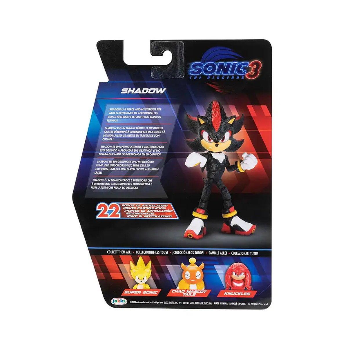 Preventa Abierta] Sonic Movie Shadow 5-Inch Wave Action