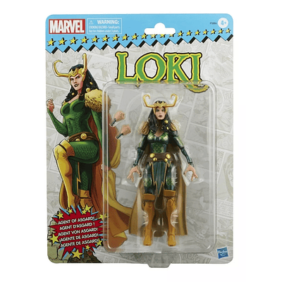 Figura Marvel Legends Series Retro Coleccion Loki (agent Of