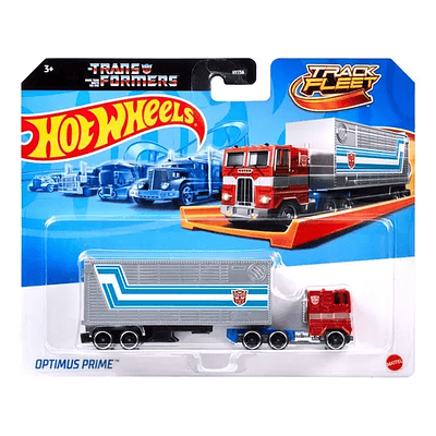 Hotwheels Optimus Prime Track Fleet Mattel