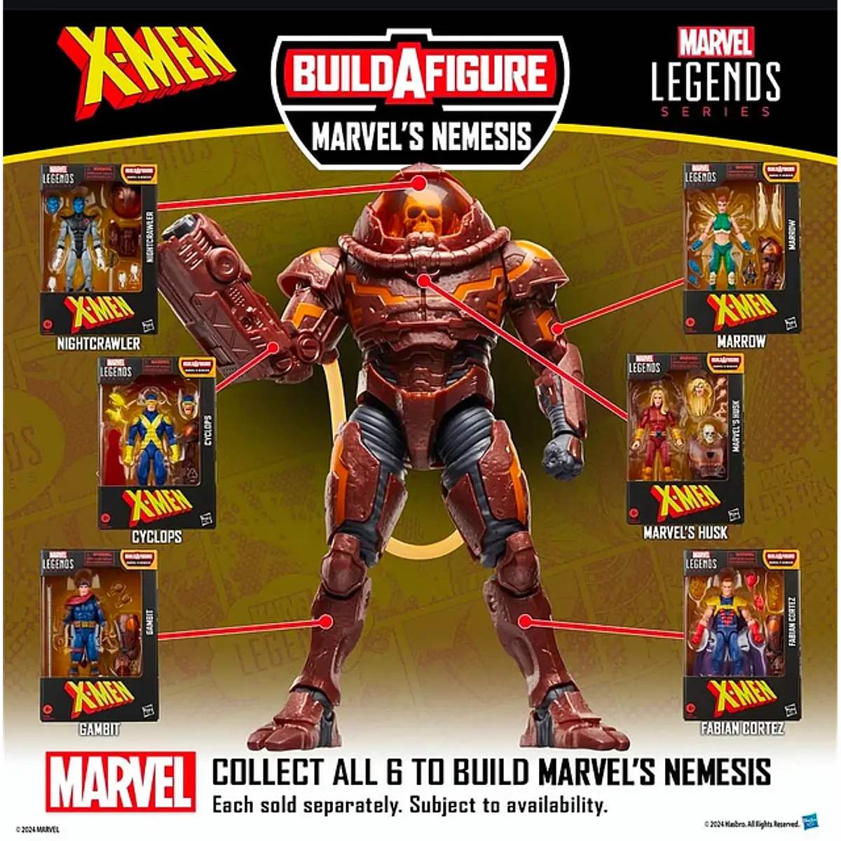 Preventa) Cyclops X-Factor: BAF Nemesis - Marvel Legends Se