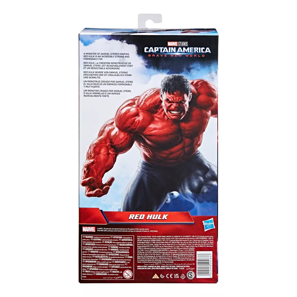 Marvel Capitan America brave new world - Titan heroes -  De Red Hulk