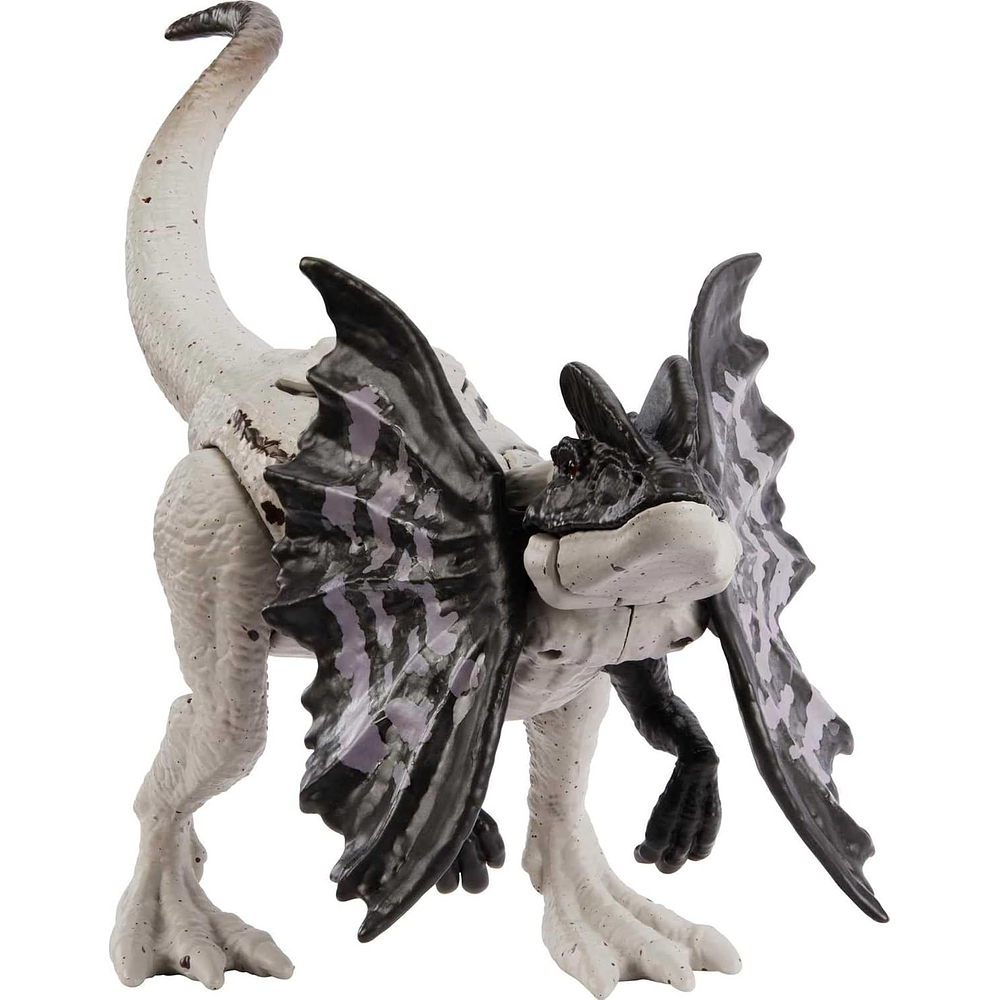 Mattel Jurassic World Strike Attack - Figura de acción de Dilophosaurus