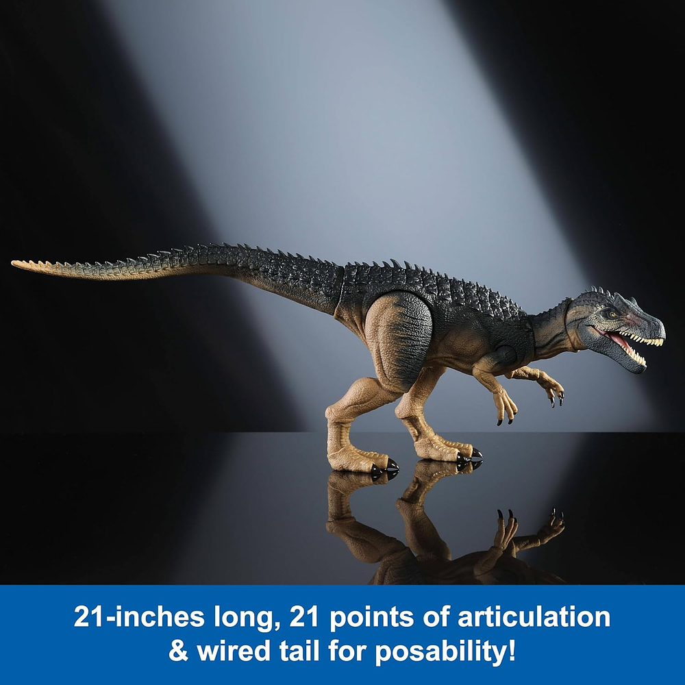 Allosaurus de la colección Hammond de Jurassic World de Mattel, diseño de película premium