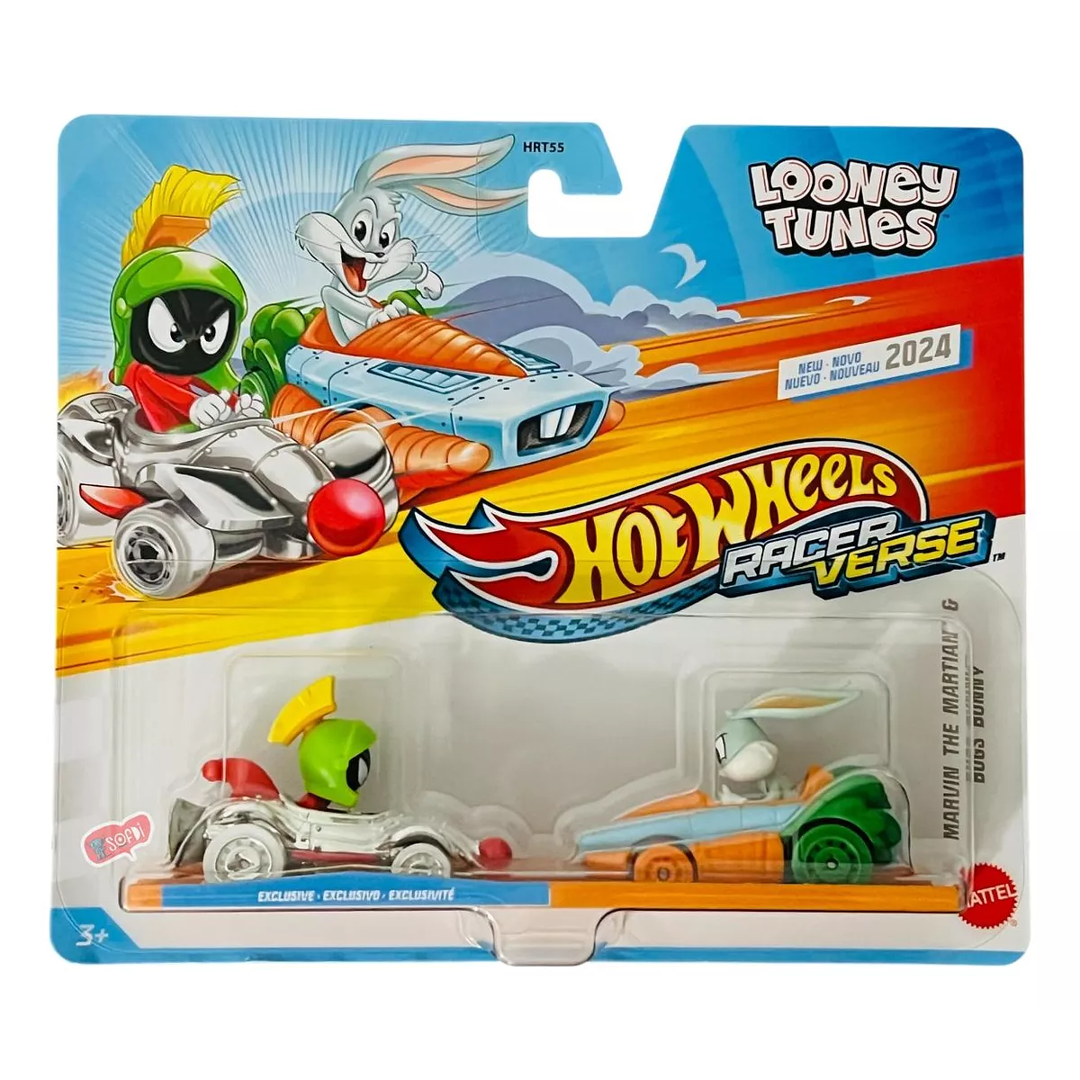 Hot Wheels RacerVerse Marvin the Martian Bugs Bunny!