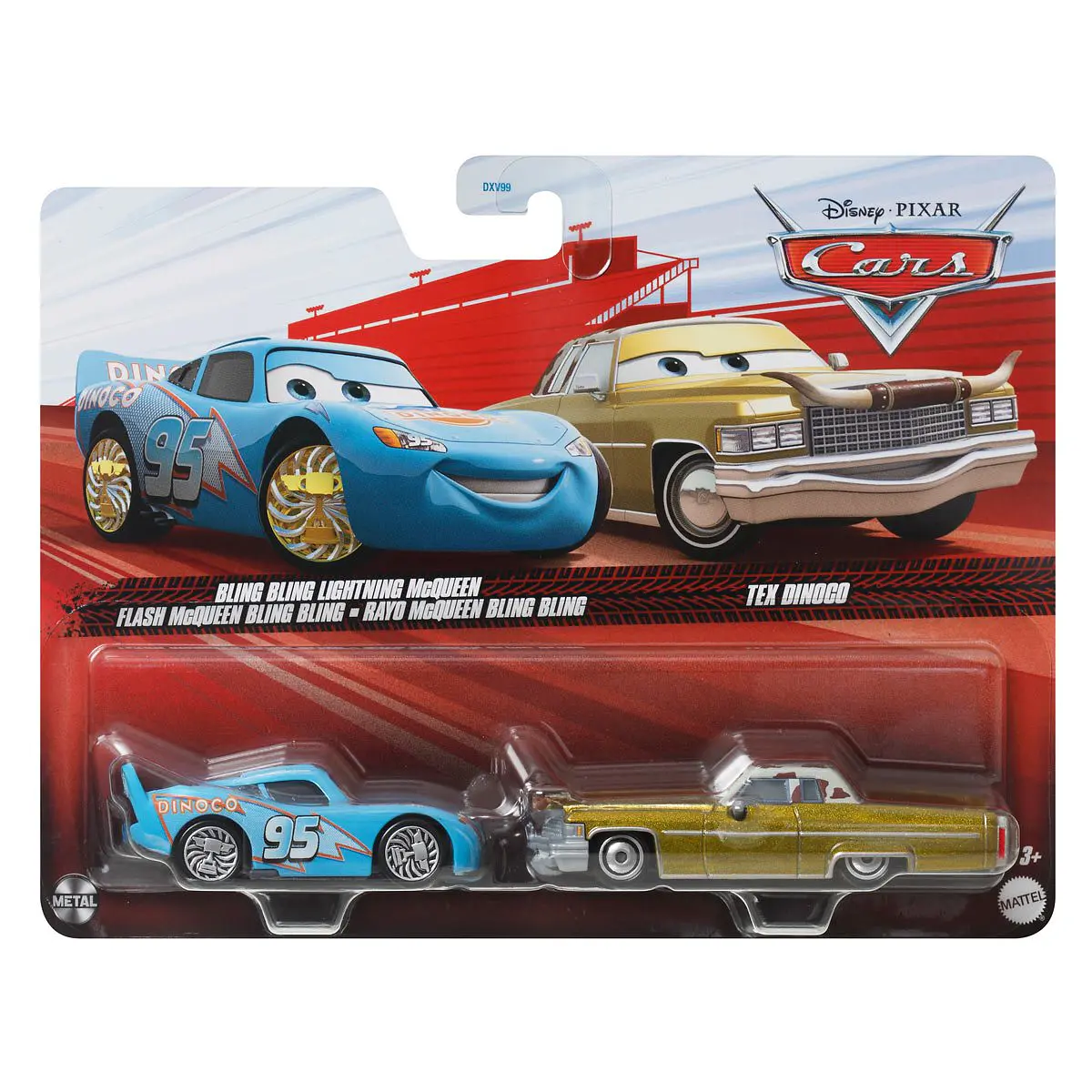 Pack de Set Cars De Disney Tex/Dinoco y McQueen