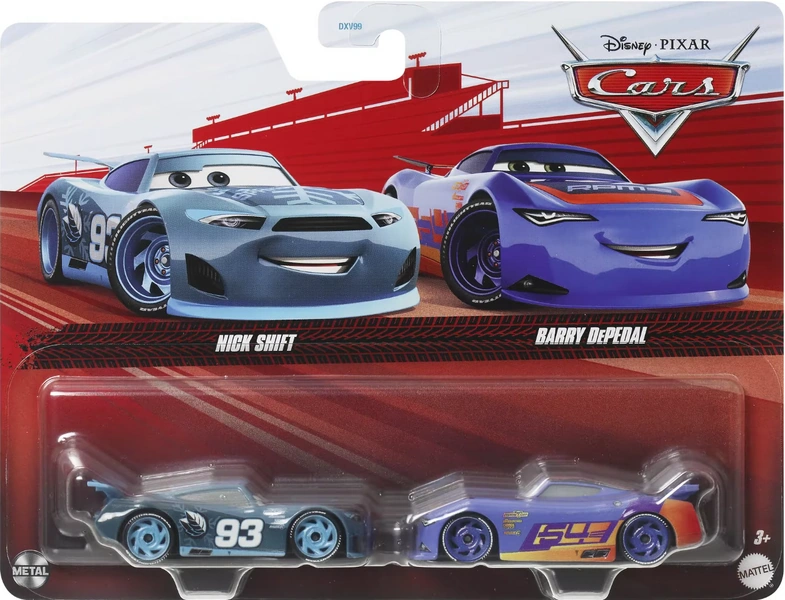 Pack de Set Cars De Disney Nick Shift Y Barry Depedal