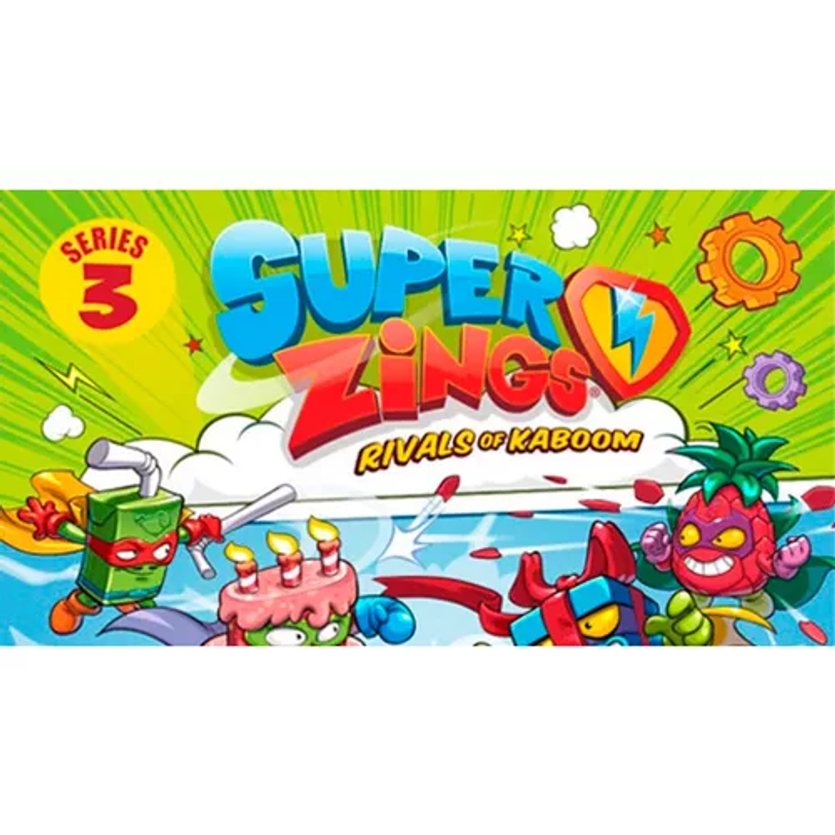 Pack 10 Sobres Superzings Figuras Coleccionables Serie 3