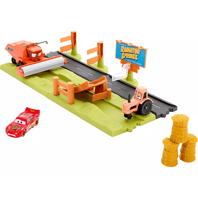 SET DE JUEGO DISNEY PIXAR CARS FRANK ESCAPE Y CARRERA DE ACROBACIAS
