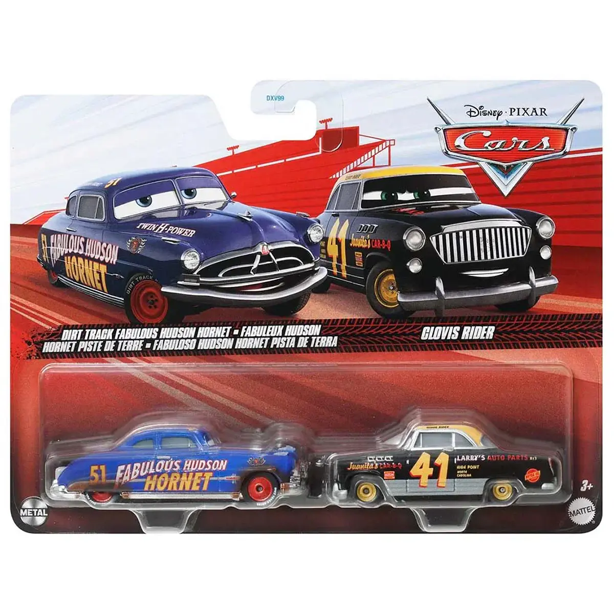 Disney And Pixar Cars 2-Pack Fabulous Hudson / Clovis Rider