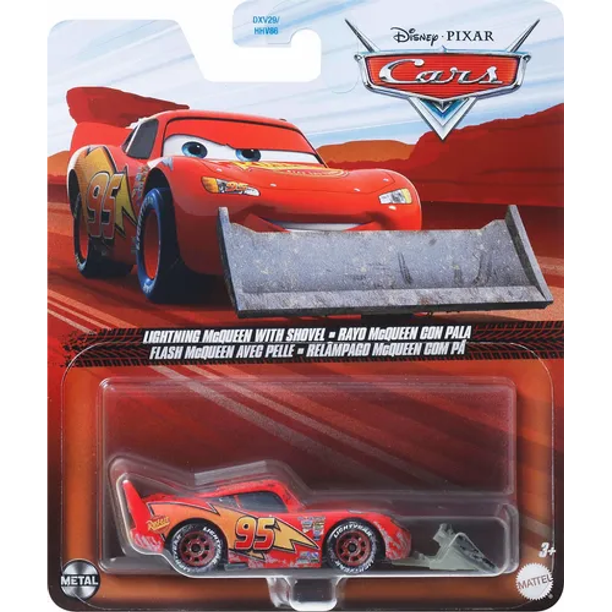 Disney pixar cars auto basicos 1:55 Rayo Mcqueen Con Pala