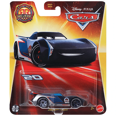 Disney pixar cars auto basicos jackson storm race y rescue