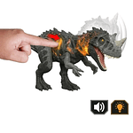 Jurassic World survival ceratosaurus con luz y sonido 