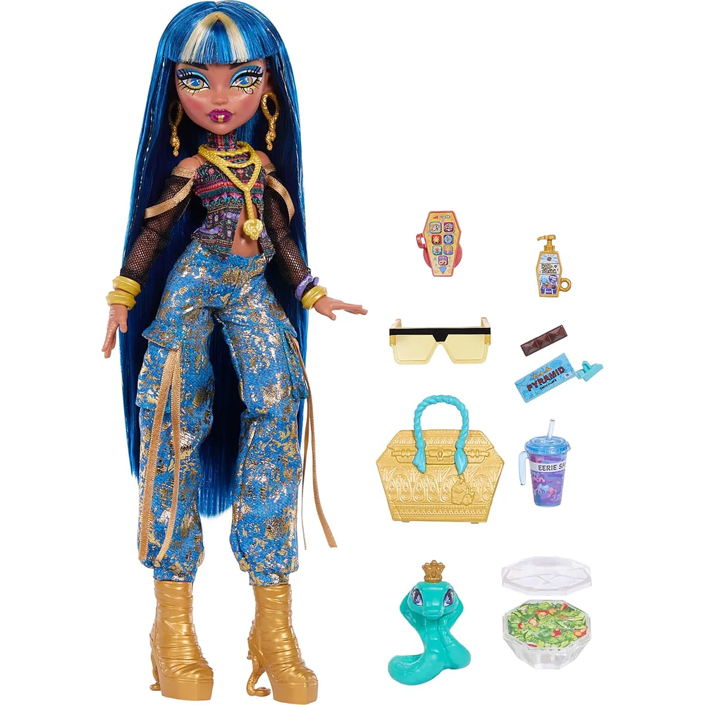Muñeca Monster High Cleo De Nile Top Corto Nueva Y Sellada