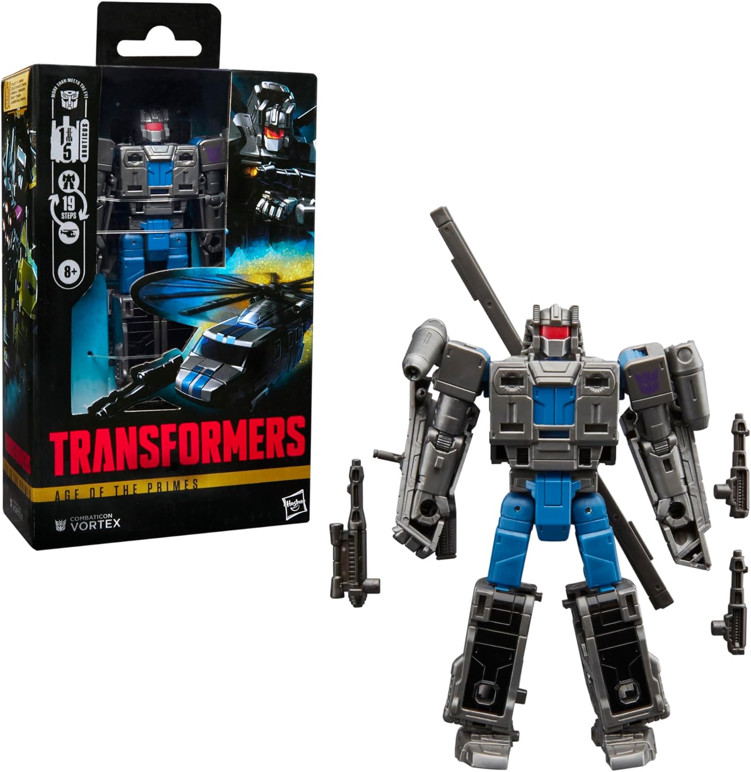 泰亜　THE FALLEN & THE VIRTUOUS 5ボックス Transformers Age of The Primes Deluxe Class Combaticon Vorte