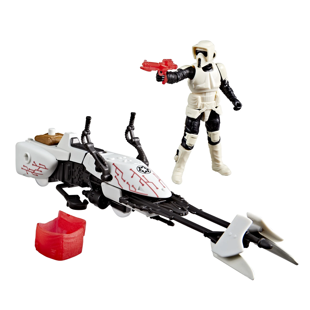 Star Wars Epic World Of Action Scout Trooper Y Speeder Bike