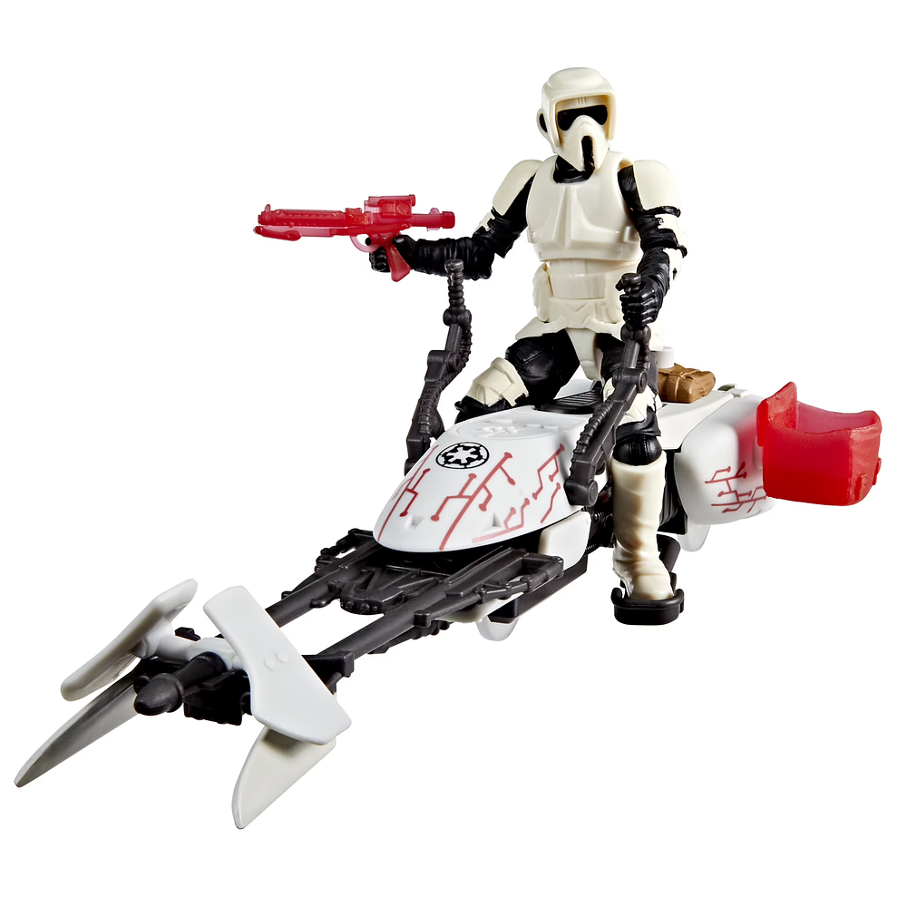 Star Wars Epic World Of Action Scout Trooper Y Speeder Bike