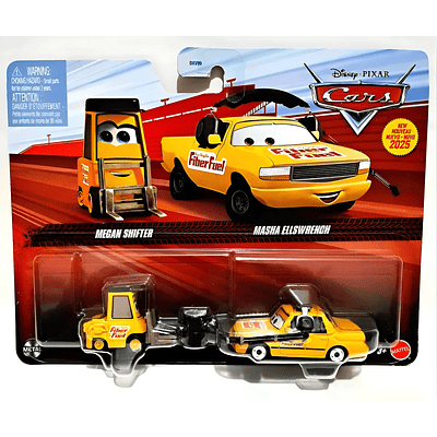 Disney Cars Pack Megan Shifter & Masha Ellswrench