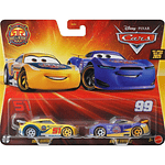 Disney Cars 2025 Mattel 1:55  Race & Rescue Cruz Ramirez y Danny Swervez