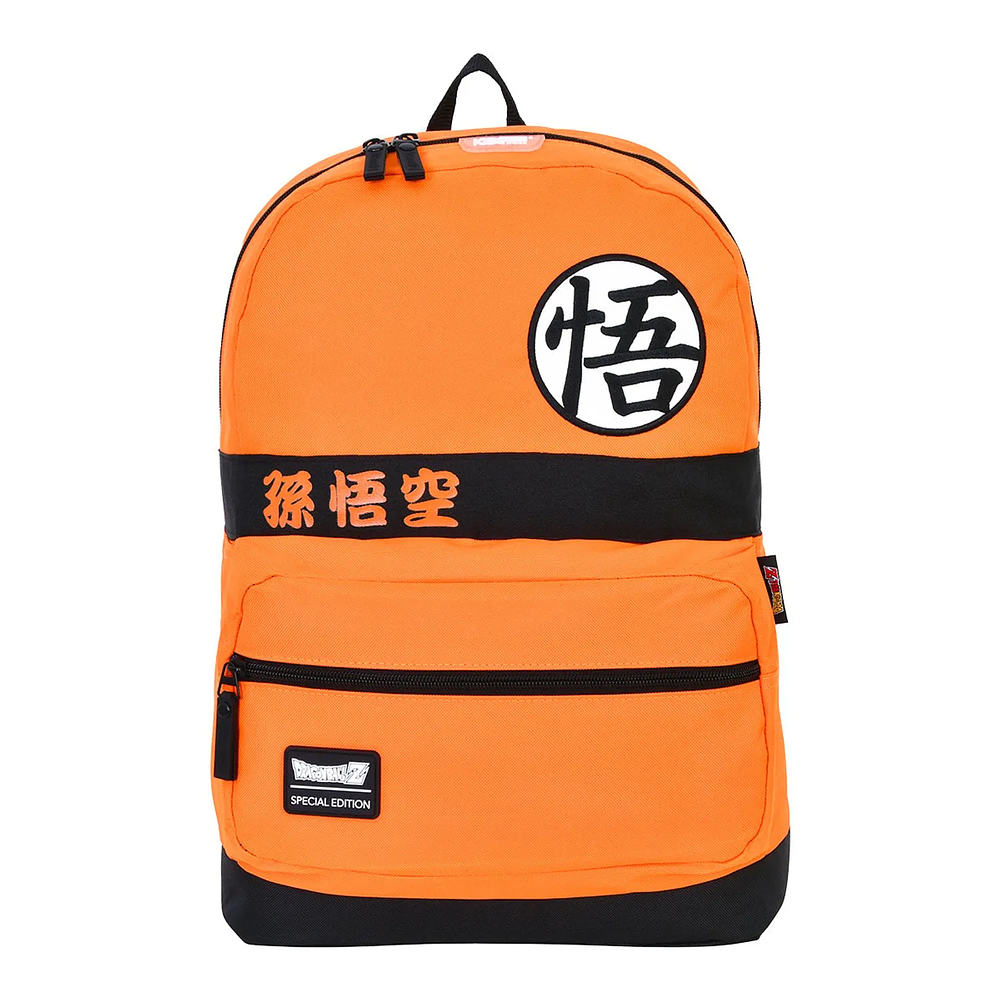 Mochila Dragon Ball Z Porta Notebook Naranja