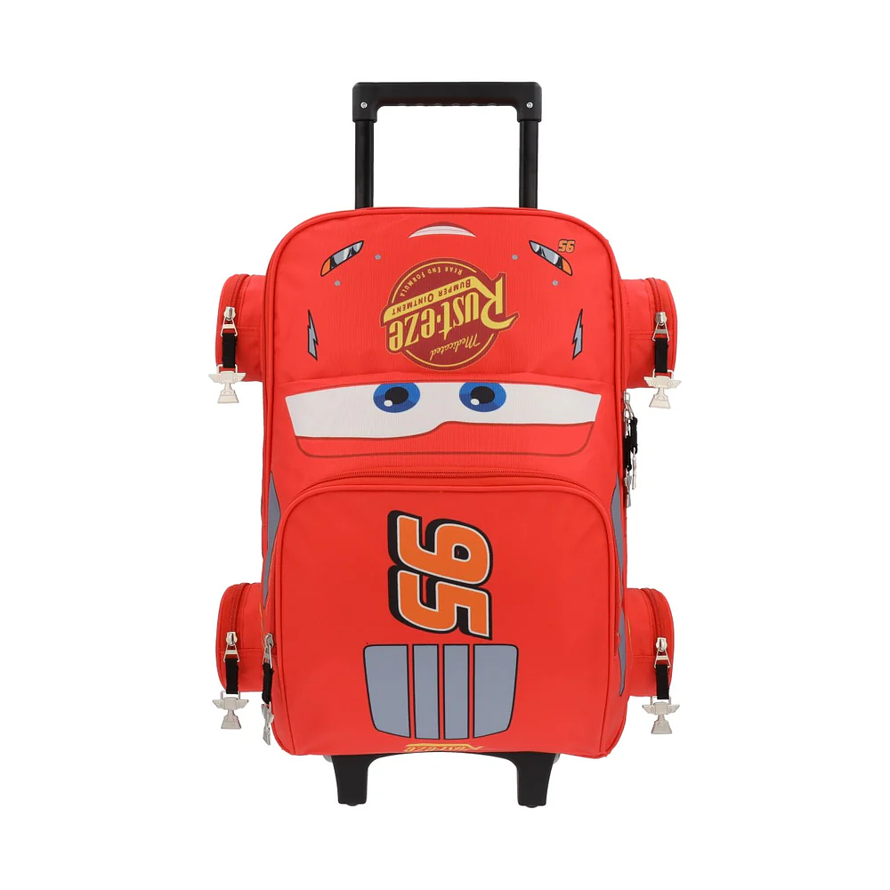 Mochila Escolar con Carrito Rayo McQueen Edición aniversario 