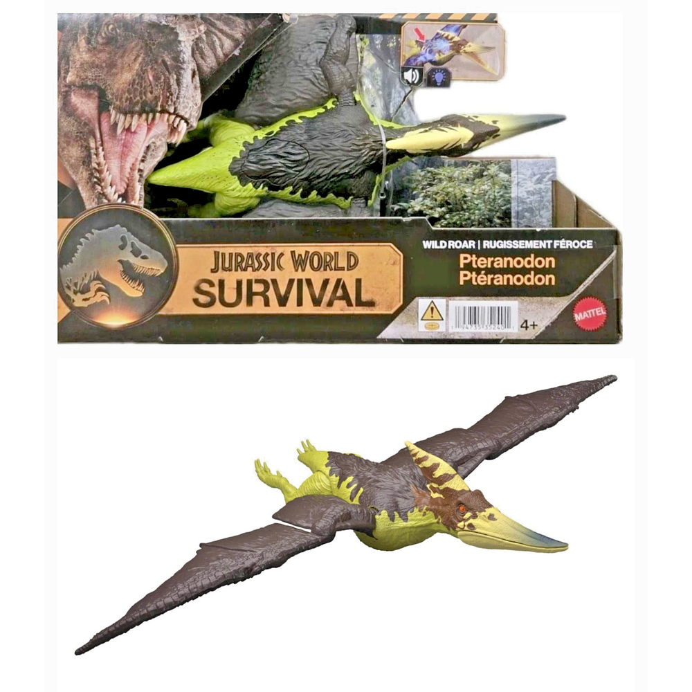 Jurassic World Survival Wild Roar Pteranodon Action Figure