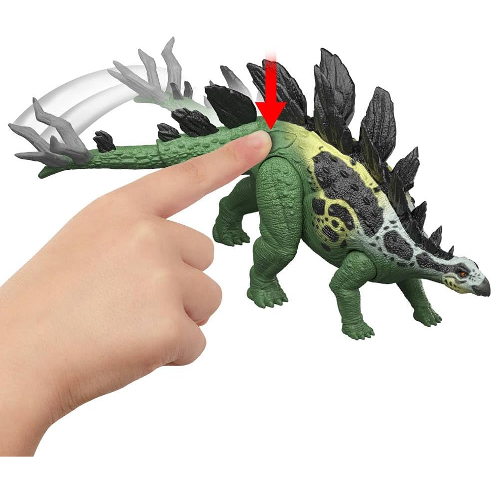  Jurassic World Survival Gigantic Thrashers Stegosaurus Action Figure