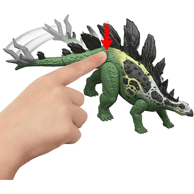  Jurassic World Survival Gigantic Thrashers Stegosaurus Action Figure