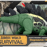  Jurassic World Survival Gigantic Thrashers Stegosaurus Action Figure