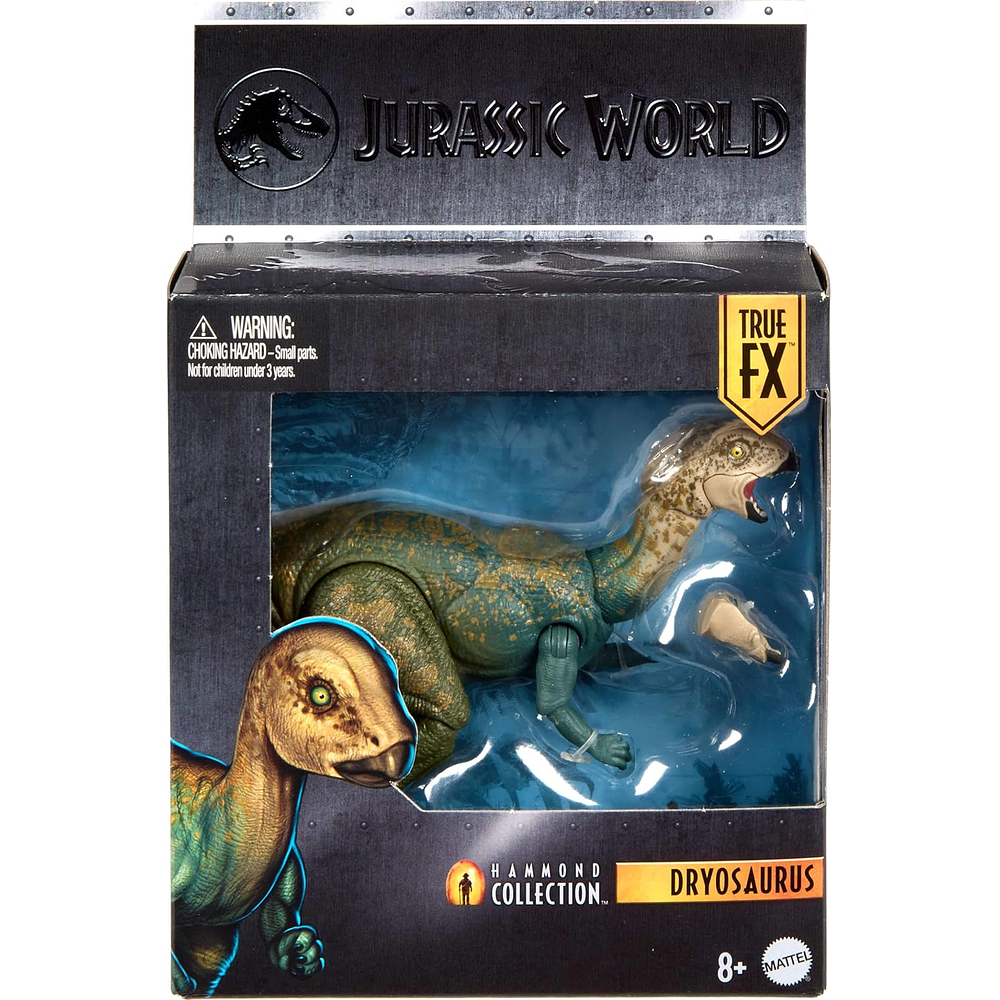  Jurassic World Dryosaurus de la Colección Hammond, Diseño de Lujo y 15 Articulaciones