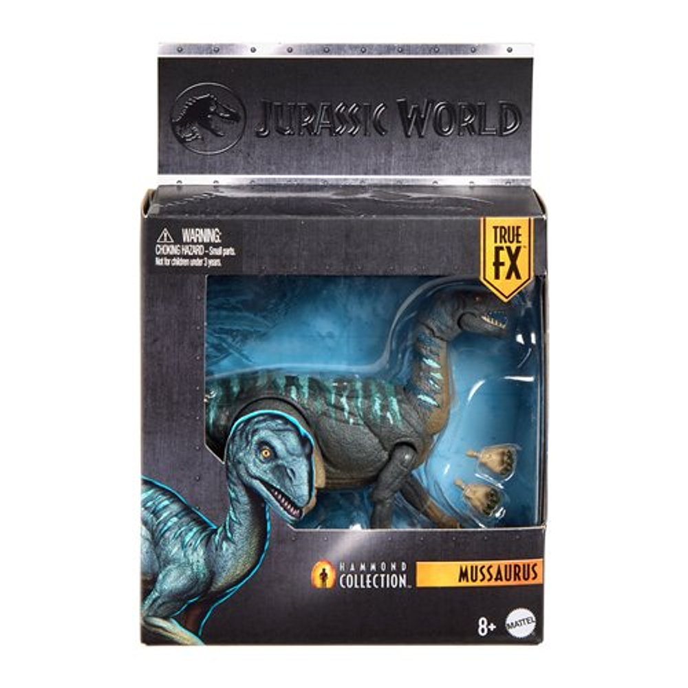  Jurassic World Mussaurus de la Colección Hammond, Diseño de Lujo y 15 Articulaciones