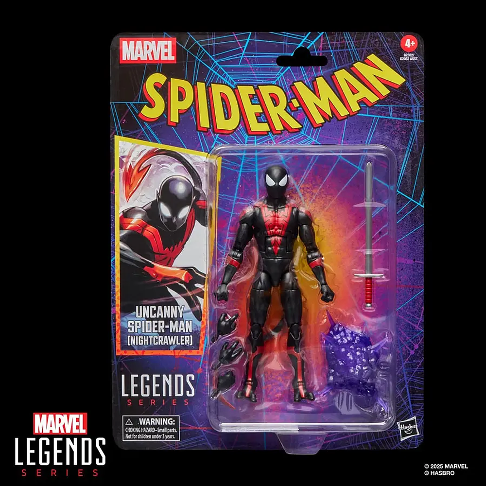  Marvel Legends Retro Spider-Man Uncanny Spider-Man (Nightcrawler)