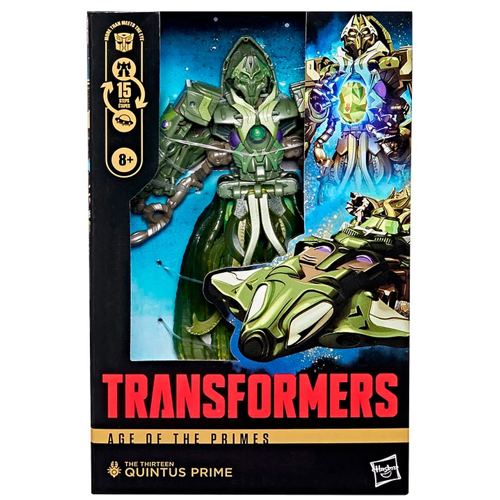 Pronto Los trece Quintus Prime Clase Deluxe, Transformers: La Era de los Primes