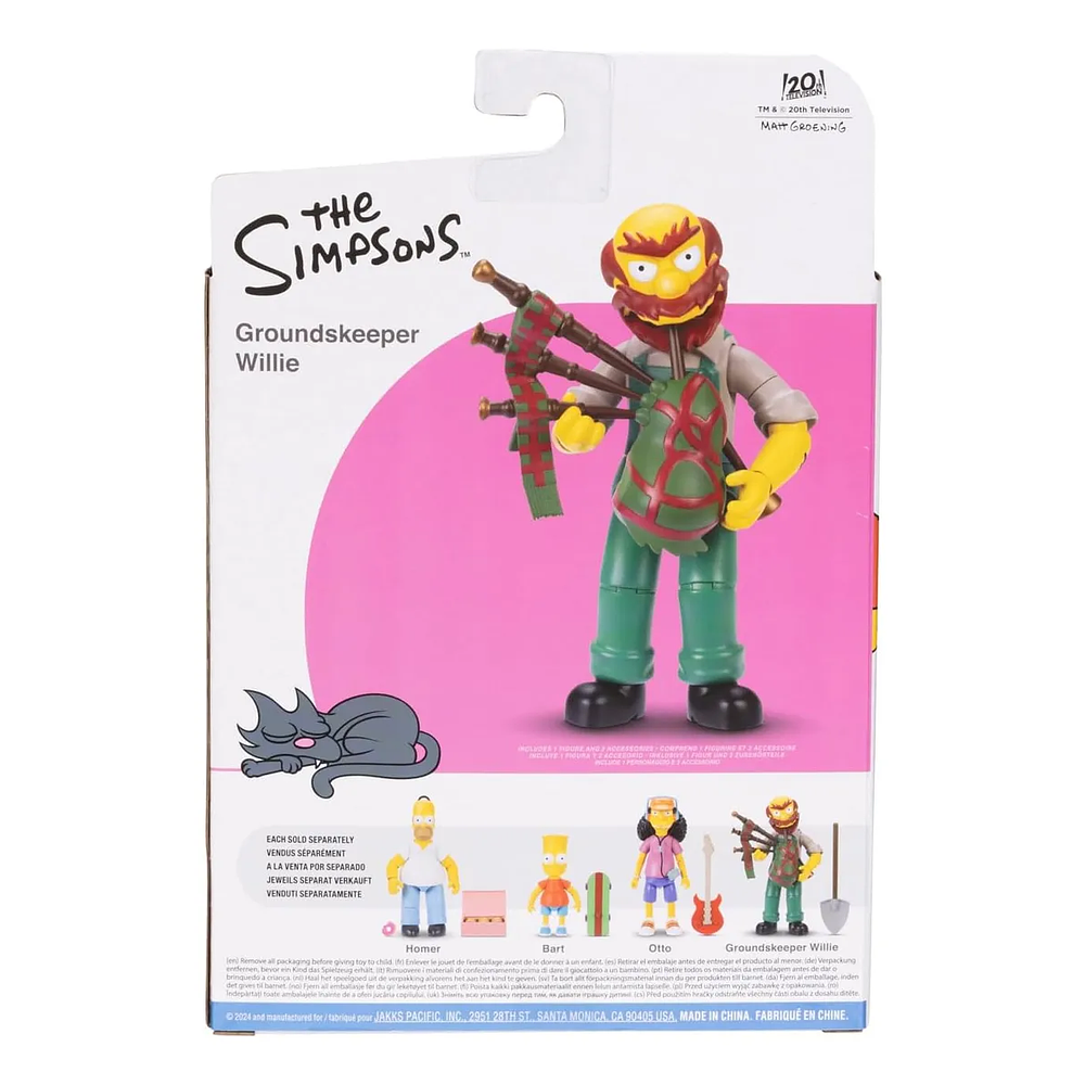 The Simpsons 5 Groundskeeper Willie Figura De Acción Coleccion 