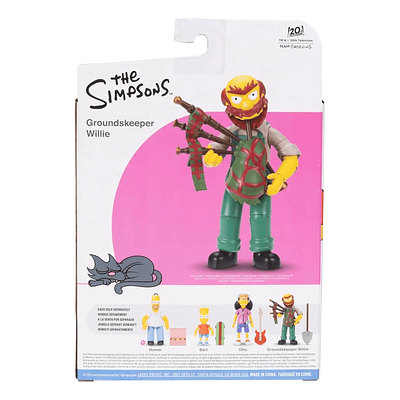 The Simpsons 5 Groundskeeper Willie Figura De Acción Coleccion 