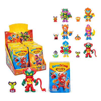 Superthings Wild Caja Colección 6 Wild Kids Super zings
