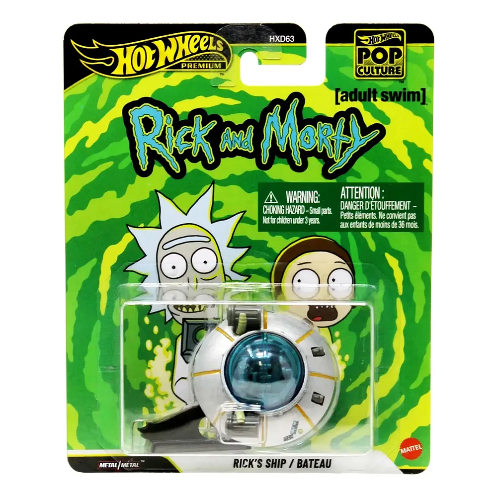 Hot Wheels Premium Rick And Morty Ship Nave Bateau