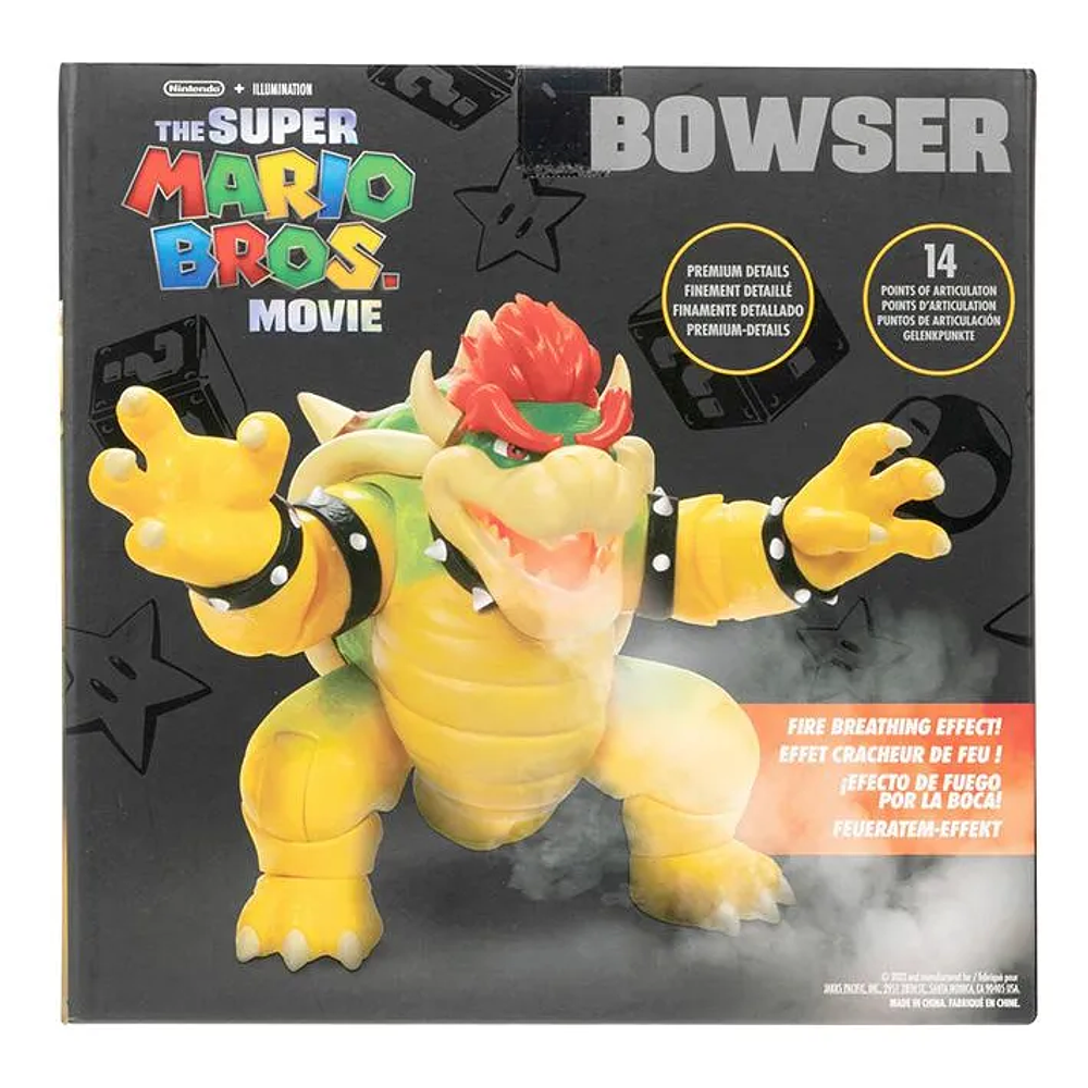 Figura de acción Bowser The Movie de Jakks Pacific