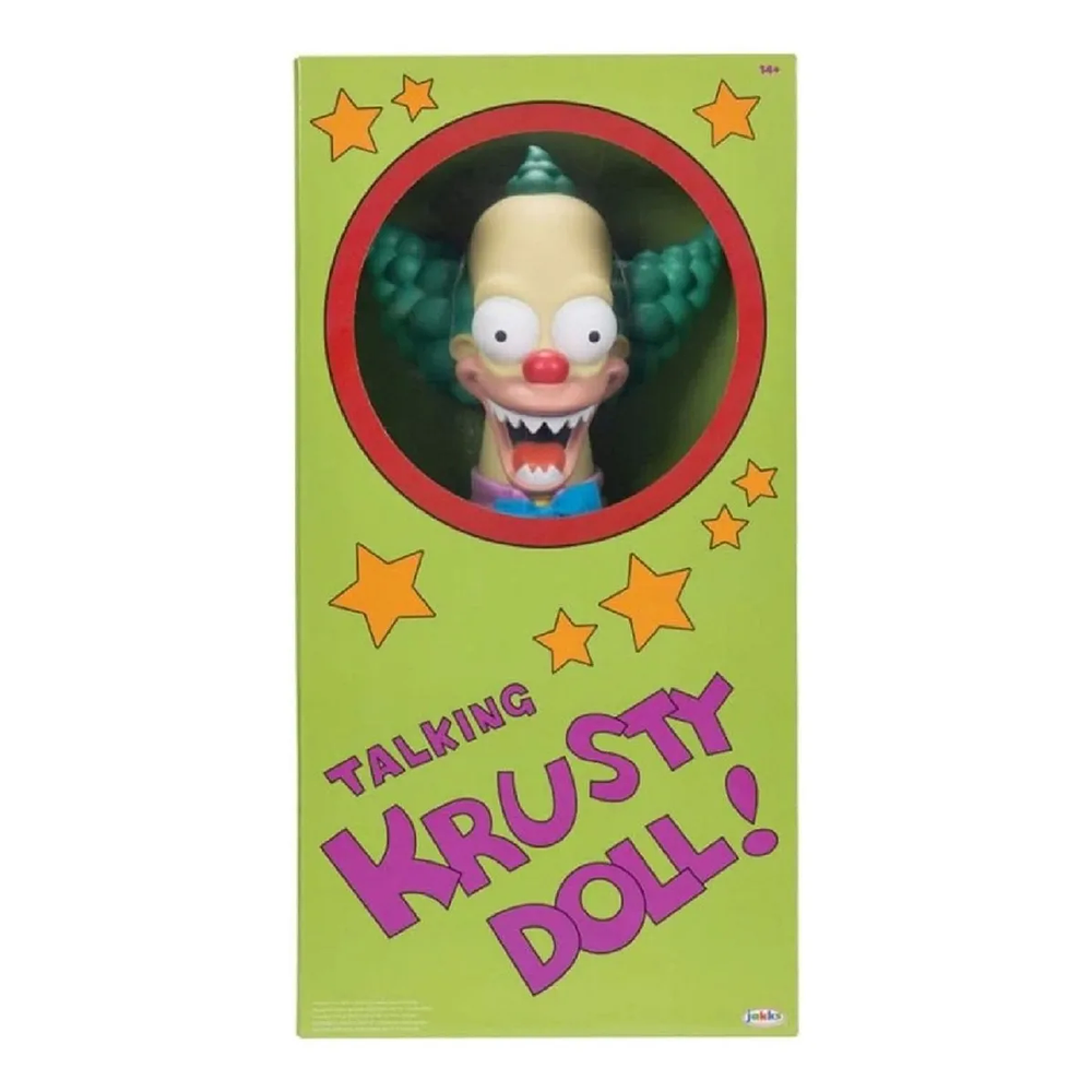 Peluche Talking Krusty De 40cm Los Simpsons 