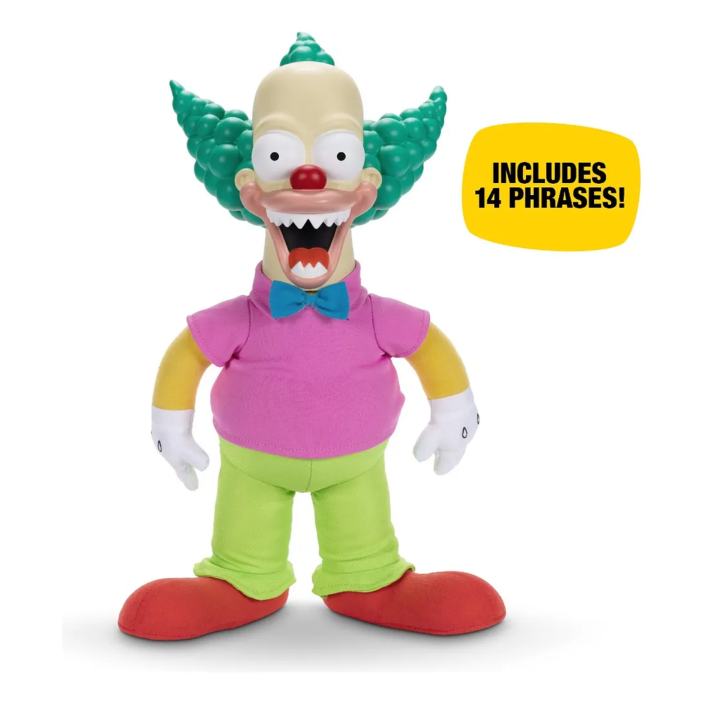 Peluche Talking Krusty De 40cm Los Simpsons 